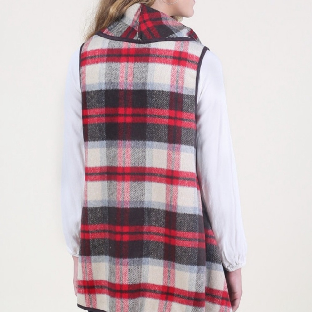 NWOT Altar’d State Plaid Vest - Picture 5 of 14